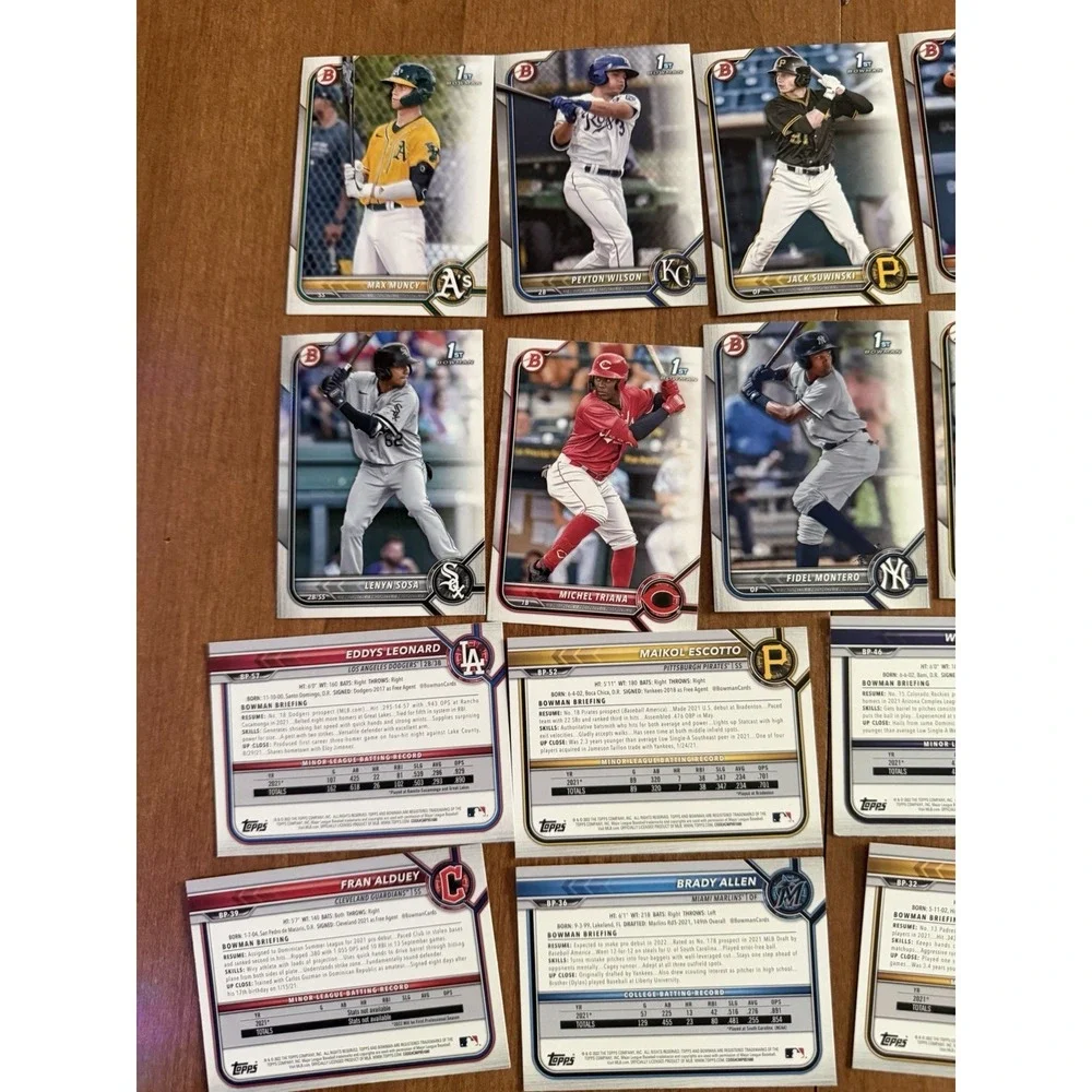 Topps 2022 MLB baseball cards BP Random lot‎ of 50, no dupes